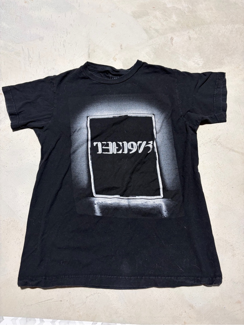 The 1975 Black Graphic tour 2017 Short-Sleeve Shirt small